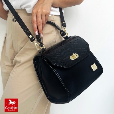 Bolsa Cavalinho Cherry Blossom 18810518 Preto