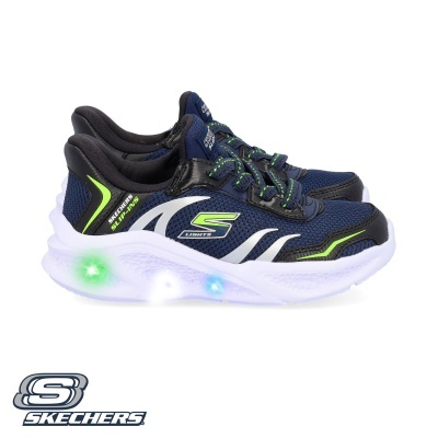 Sapatilha Skechers Meteor Luzes 403848l Azul