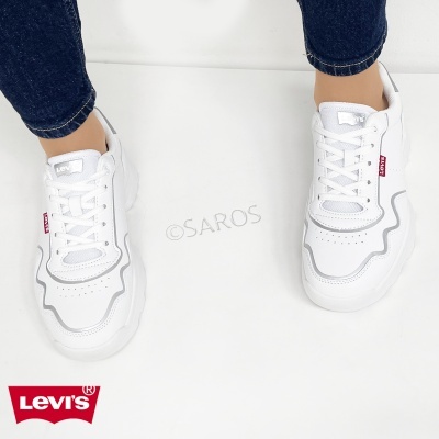 Sapatilha Levis Nolita Vsoh0081s Branco E Prateado