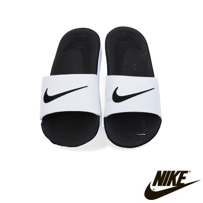 Chinelo Nike Kawa 819352 Branco E Preto