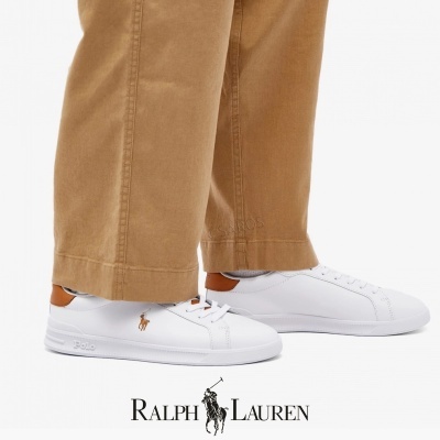 Sapatilha Polo Ralph Lauren Heritage Court 809877598001 Multi-branco