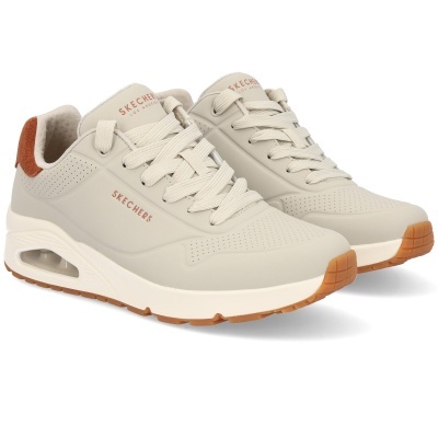Sapatilha Skechers Uno Suited On Air 183004 Bege