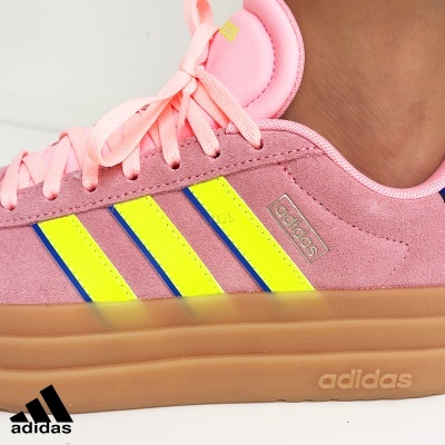 Sapatilha Adidas Vl Court Bold Ih8089 Rosa