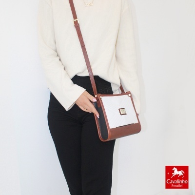 Mala De Tiracolo Cavalinho Poésie 16140565 Preto Mel