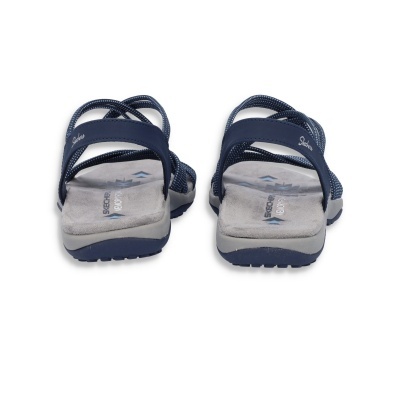 Sandalia Skechers Reggae Slim - Turn It Up 163117 Azul