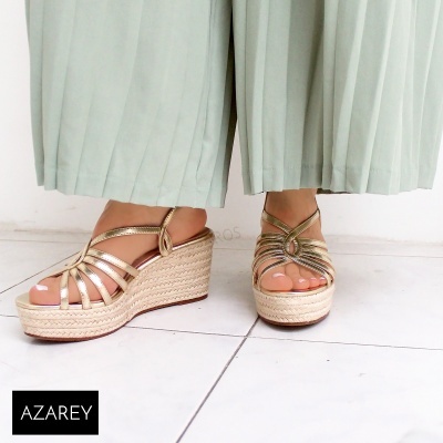 Sandalia Azarey 501j718 Ouro
