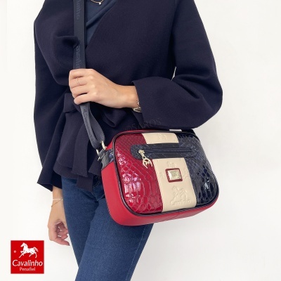 Mala De Tiracolo Cavalinho Honor 18190190 Multi-vermelho