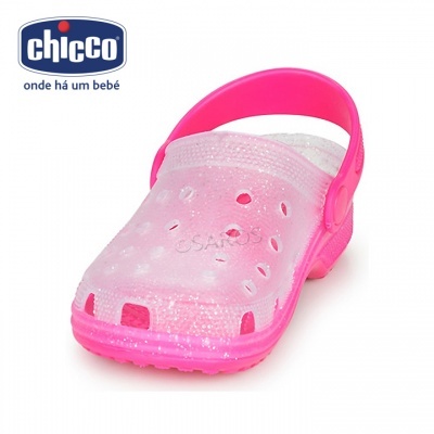 Sandália/croc Chicco Rosa