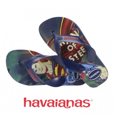 Chinelo Havaianas Max Herois Kids 4130302 Azul