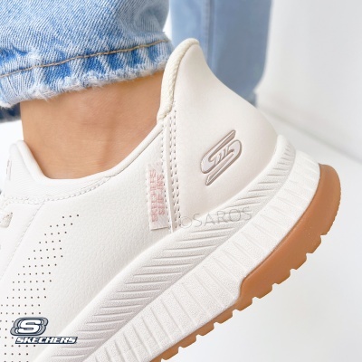 Sapatilha Skechers Bobs Squad 4 117740 Bege