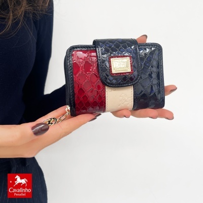 Carteira Cavalinho Honor 28190218 Multi-vermelho