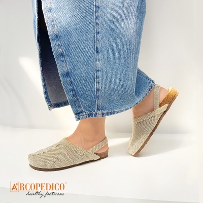 Sandalia Arcopedico Fuji Bio 3861 Bege