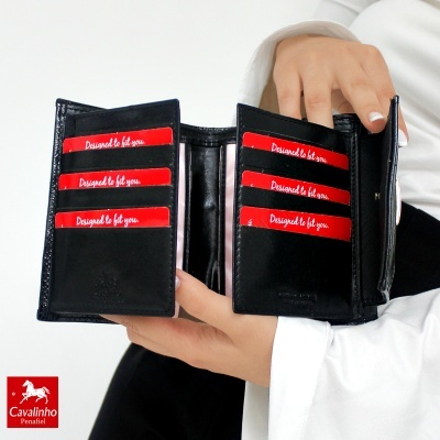 Carteira Cavalinho Honor 28190215 Preto