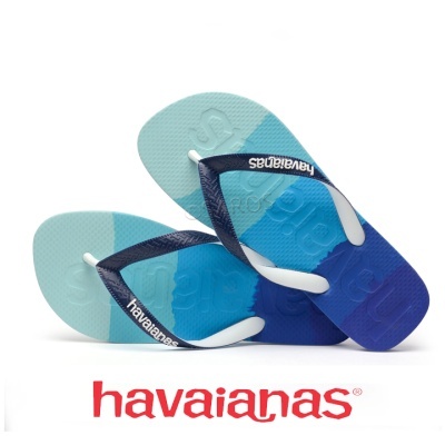 Chinelo Havaianas Logomania 4146364 Azul