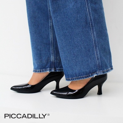 Sapato Piccadilly Stiletto Verniz 745221 Preto