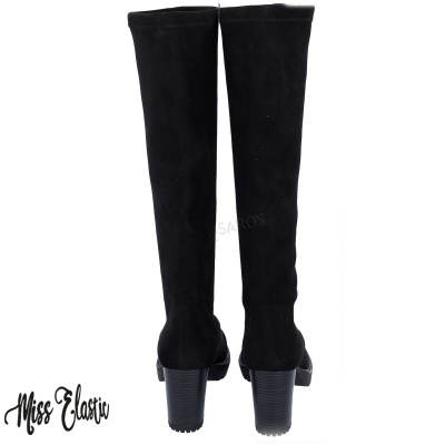 Bota Miss Elastic 77674 Preto