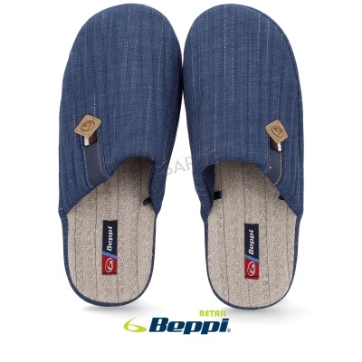 Chinelo De Quarto Beppi 2212770 Azul