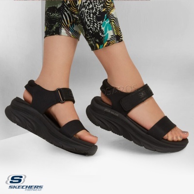 Sandalia Skechers D Lux Walker 119226 Preto