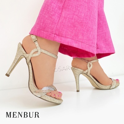 Sandalia Menbur 23949 Ouro