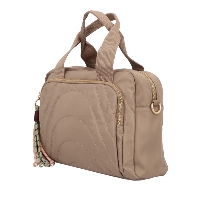 Mala De Mão Saros Ly25079 Taupe