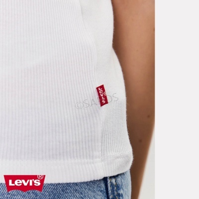 Tshirt Levis Alças Classic Fit Tank A5906 Branco