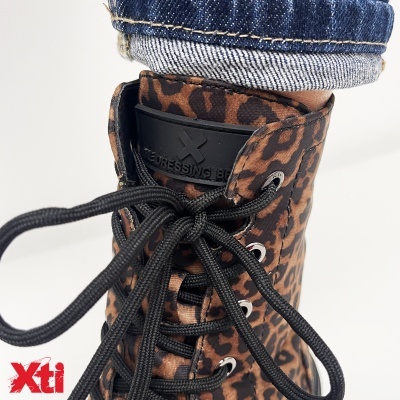 Botim Xti Militar Leopardo 144658 Multi-castanho