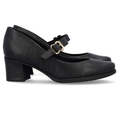 Sapato Piccadilly Mary Jane 654063 Preto