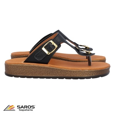 Chinelos Saros 2098 Preto