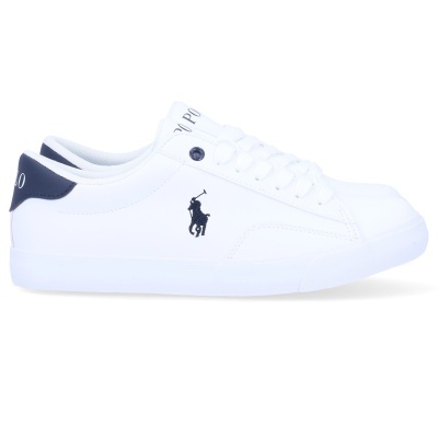 Sapatilha Polo Ralph Lauren Theron Rf104105 Branco E Azul