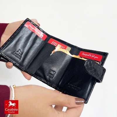 Porta-cartões Cavalinho Galope 28170234 Preto