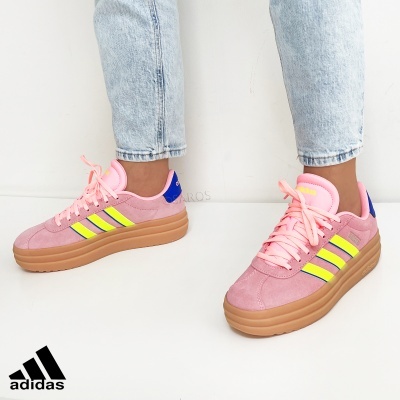 Sapatilha Adidas Vl Court Bold Ih8089 Rosa