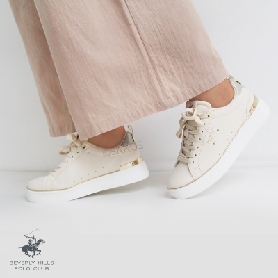 Sapatilha Beverly Hills Polo Club Queens Cup Bhw524300 Multi-bege
