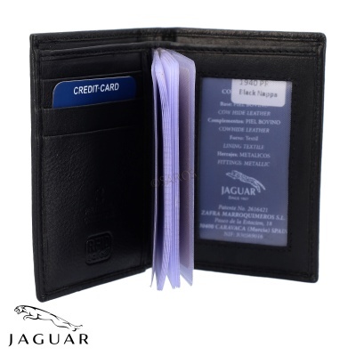 Carteira Jaguar 1940 Preto