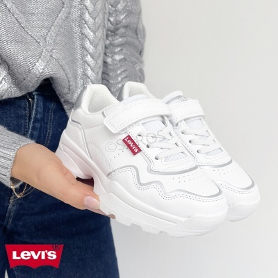 Sapatilha Levis Nolita Vsoh0080s Branco E Prateado