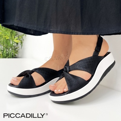 Sandalia Piccadilly 474008 Preto