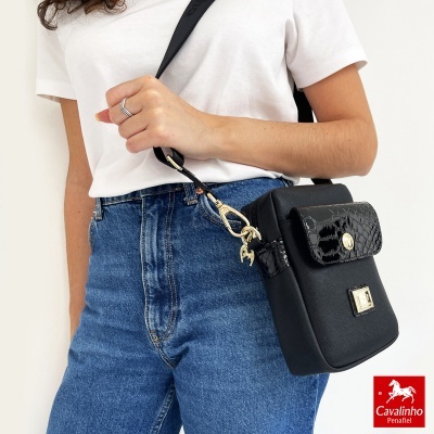 Bolsa Cavalinho Cherry Blossom 18810431 Preto