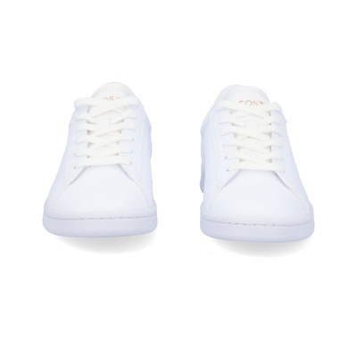 Sapatilha Lacoste Carnaby Set Jr 48suj0002 1y9 Branco Com Rosa