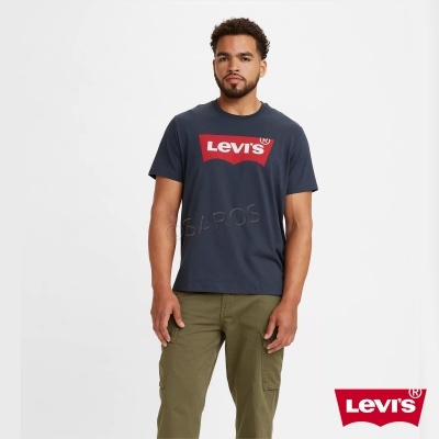 Tshirt Levis Graphic Set In Neck 17783 Azul