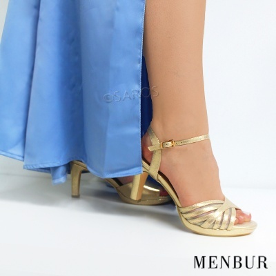 Sandalia Menbur 24718 Ouro
