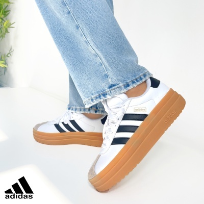 Sapatilha Adidas Vl  Court  Bold Jp5074 Branco E Preto