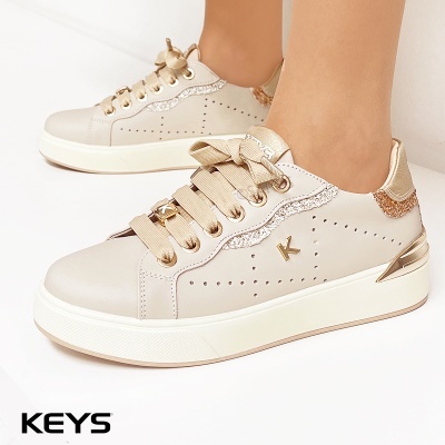Sapatilha Keys K-10542 Multi-bege