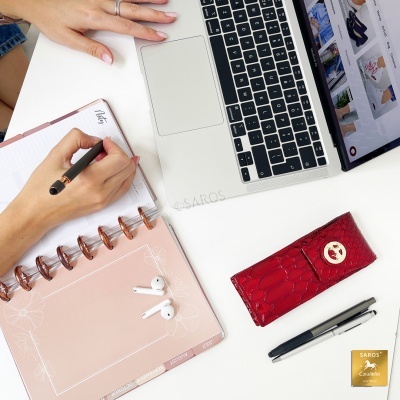 Porta-lápis Cavalinho Galope 28170270 Vermelho