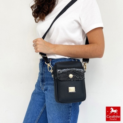 Bolsa Cavalinho Cherry Blossom 18810431 Preto