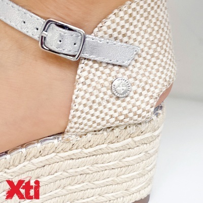 Sandalia Xti Valenciana 143966 Prata