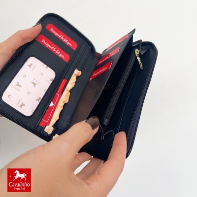 Carteira Cavalinho Honor 28190220 Multi-vermelho