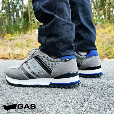 Sapatilha Gas Sedrik Mix Gam423901 Cinza