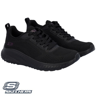 Sapatilha Skechers Bobs Squad Chaos Face Off 117209 Preto