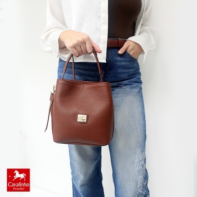 Mala De Mão Cavalinho Muse 18300591 Camel