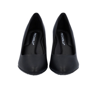 Sapatos de salto alto pretos em pele POCADILLY