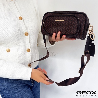 Bolsa Geox Graisy D46z6a Castanho